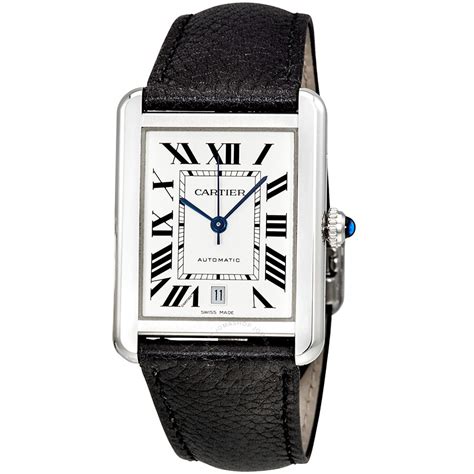 cartier tank mens watch|cartier men's tank watch price.